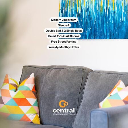 Central Serviced Apartments - 2 Bedroom - Free Street Parking - Fast Wifi - Smart Tvs In All Rooms - Ground Level - Family Neighbourhood - 3 X Double Beds - Heating 24-7 - Trade Stays - Weekly & Monthly Offers Dundee Exteriör bild