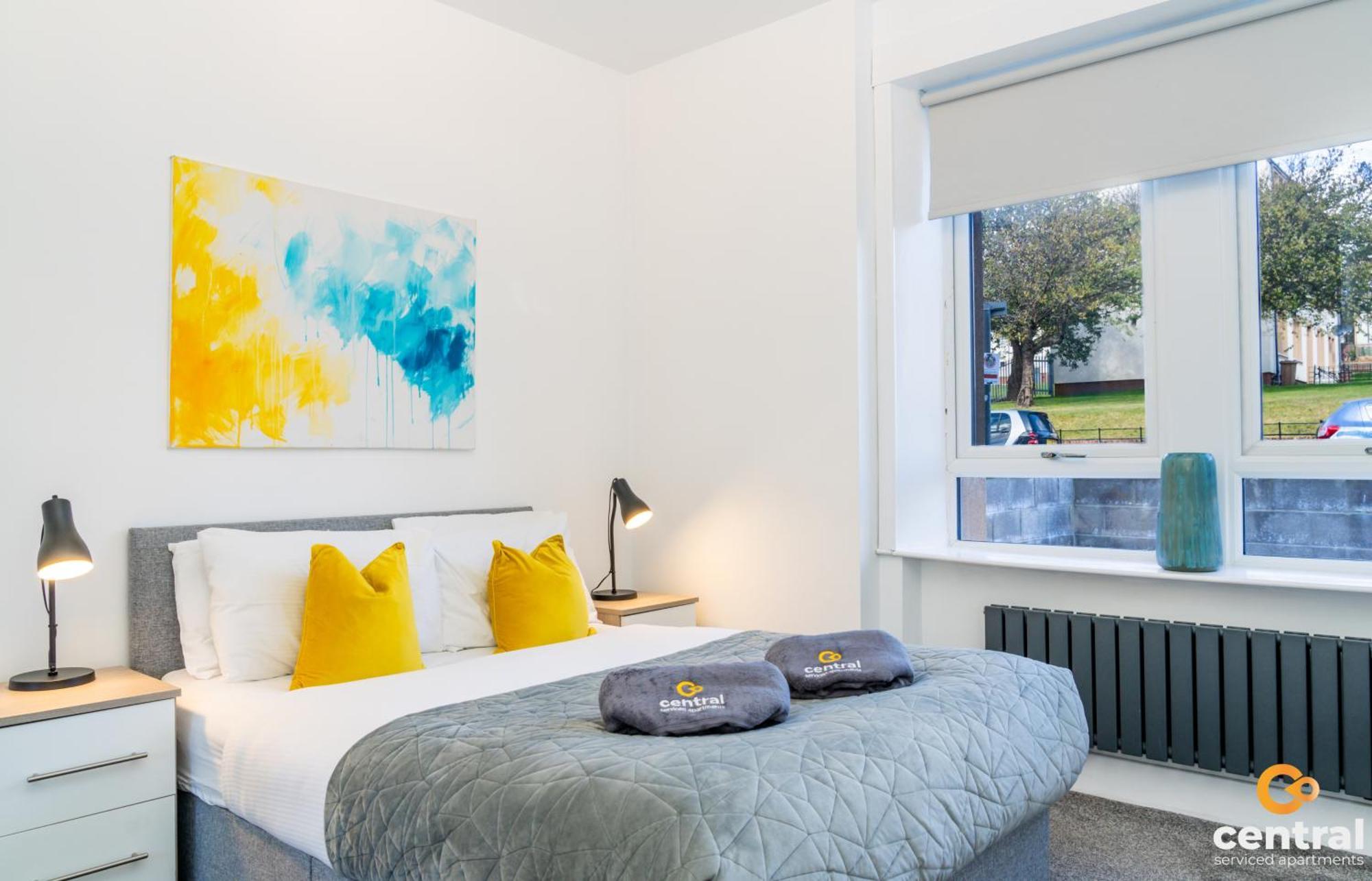 Central Serviced Apartments - 2 Bedroom - Free Street Parking - Fast Wifi - Smart Tvs In All Rooms - Ground Level - Family Neighbourhood - 3 X Double Beds - Heating 24-7 - Trade Stays - Weekly & Monthly Offers Dundee Exteriör bild